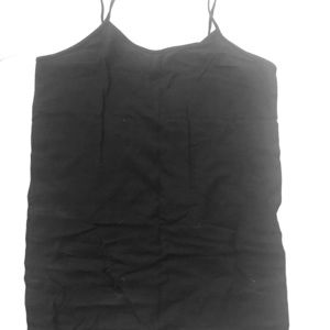Black fitted tank top Size (M)